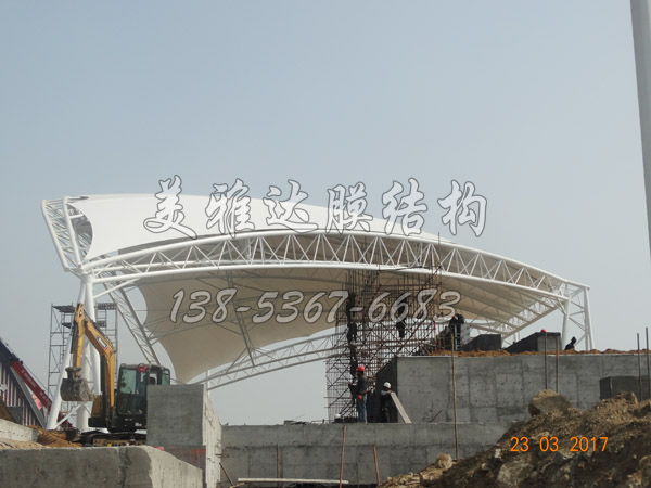 潍坊滨海沙滩膜结构工程